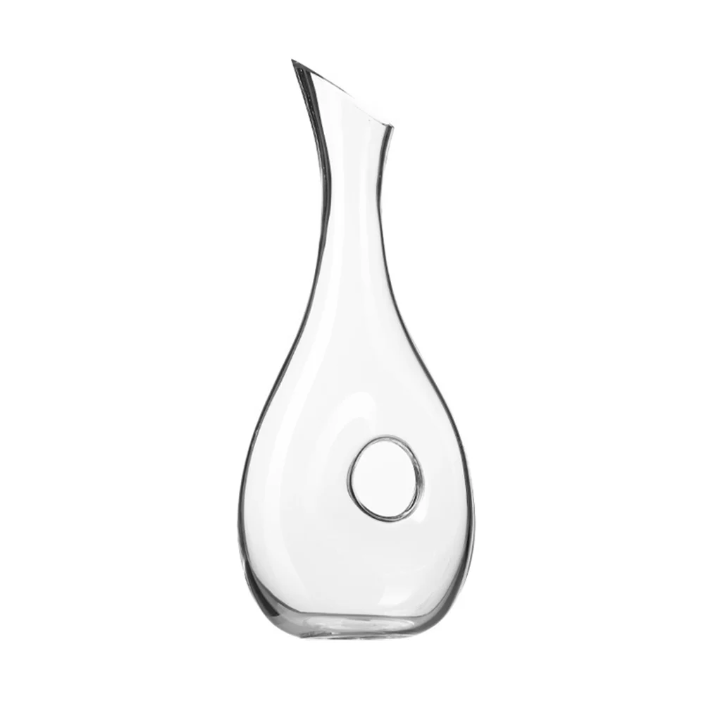 

1200mL Lead-Free Premium Crystal 1.2 Liter Red Decanter Glass Aerator Breather Carafe