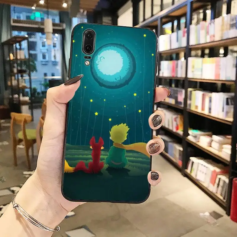

Little Prince Cute fairy cartoon luxury shell Phone Case cover For Huawei honor Mate P 10 20 30 40 Pro 10i 9 10 20 8 x Lite