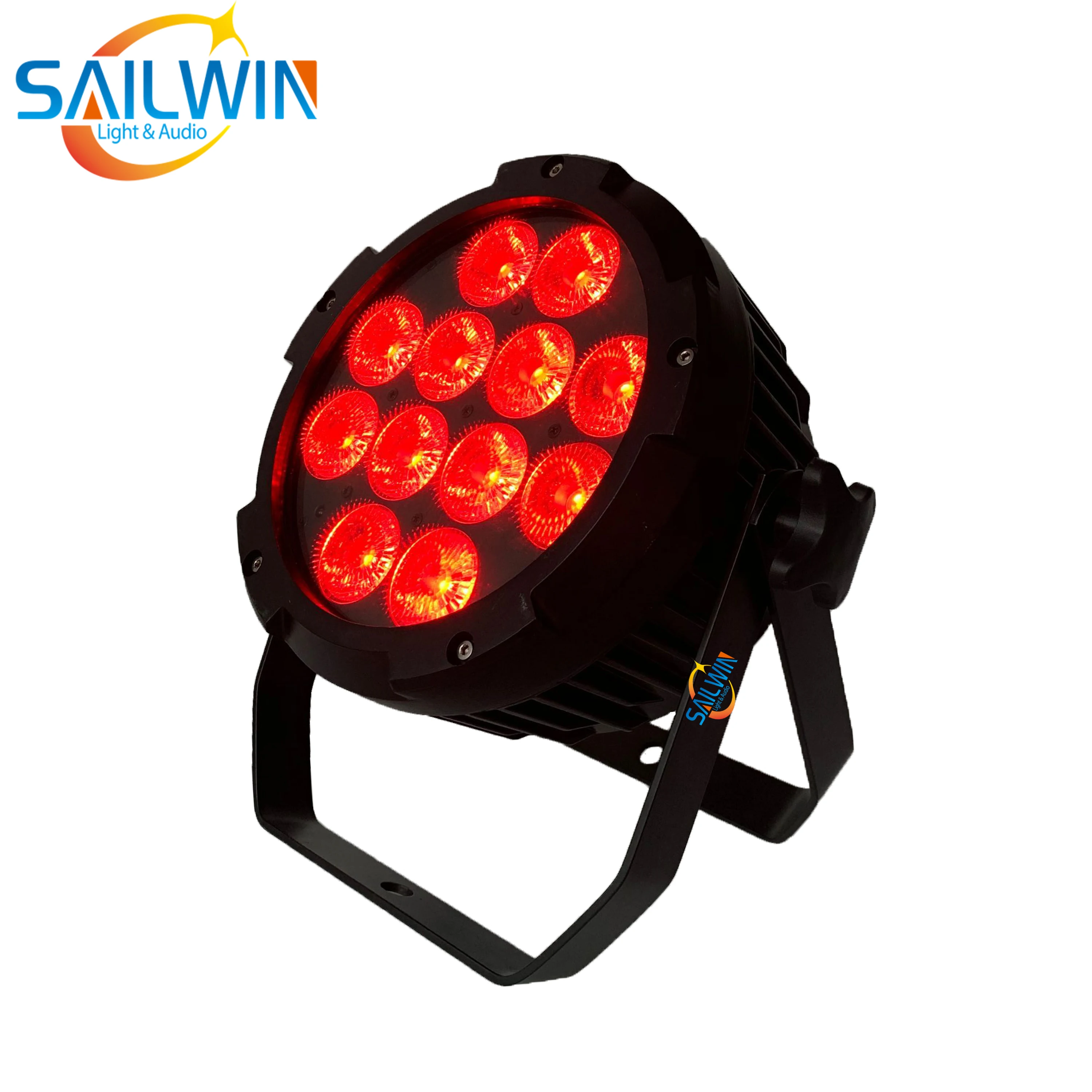 Sailwin IP65 waterproof outdoor wedding dj club event stage led par can light 12x18w 6in1 wireless battery powered | Лампы и освещение