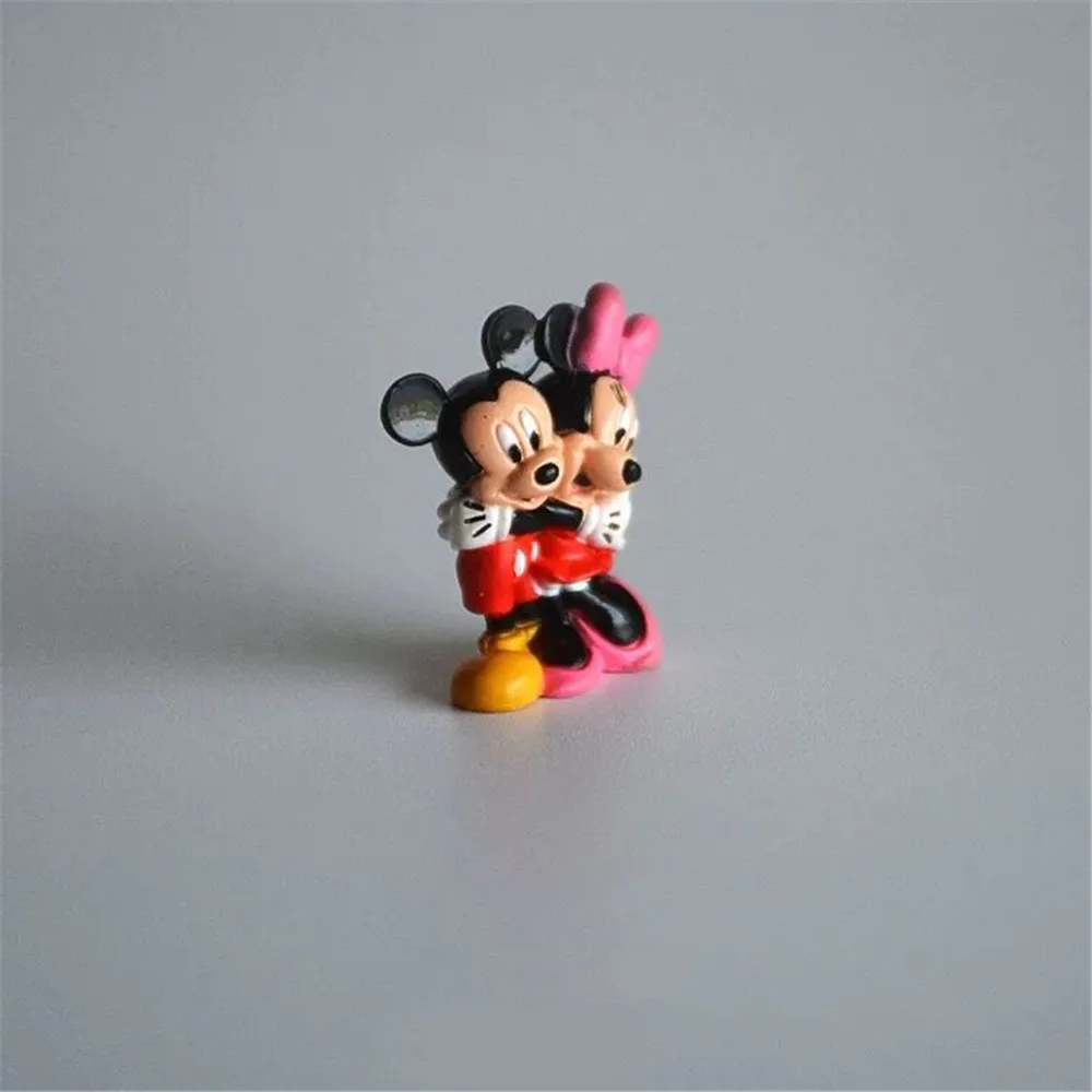 Disney Микки Мышь Минни 2 5 см мини модель плюшевая кукла аниме ПВХ Фигурки