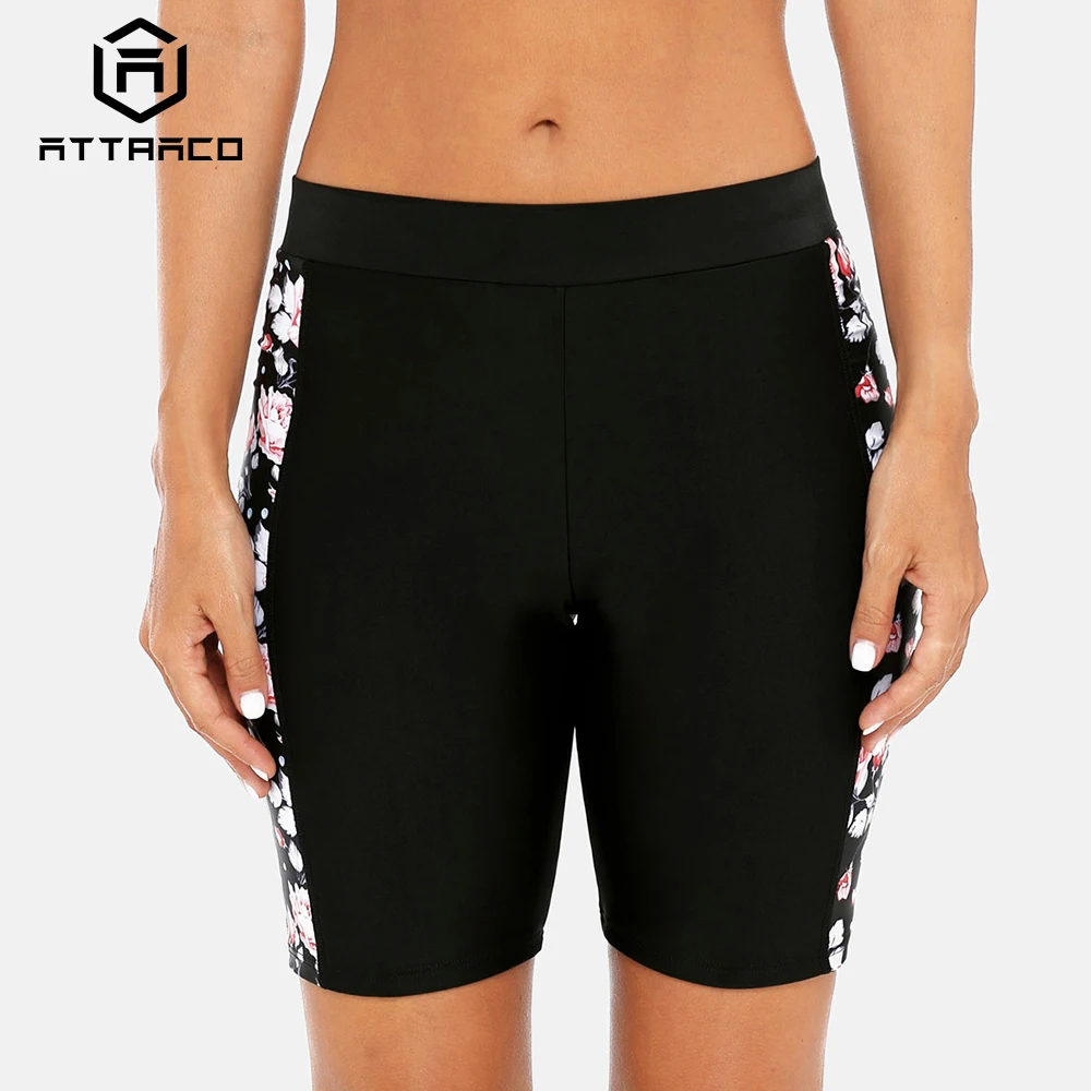 Attratico женские спортивные плавки бикини нижнее белье тонкие с цветочным принтом |