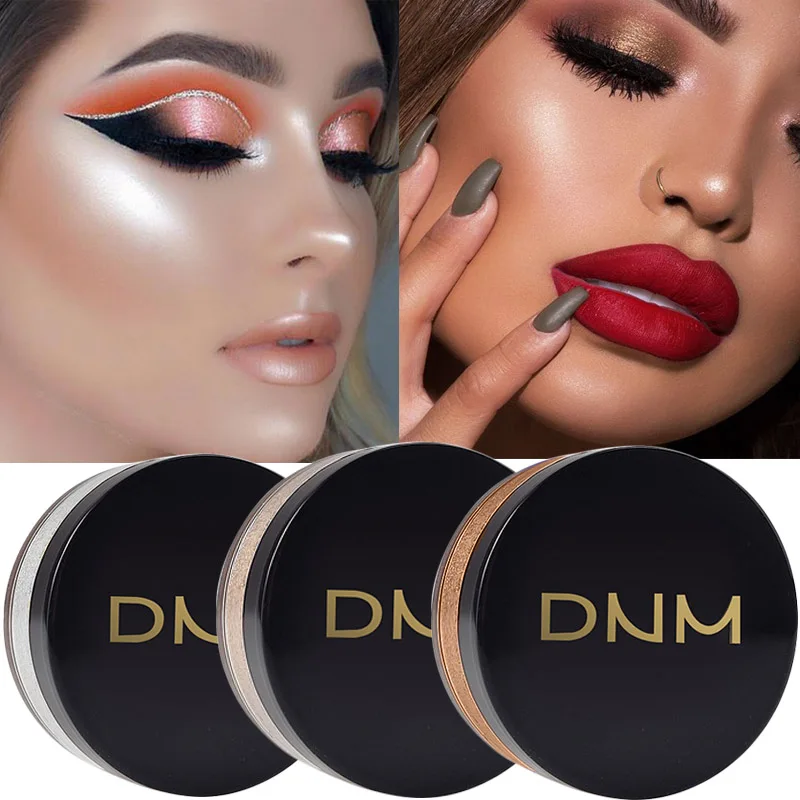 Высоко сияющая пудра натуральный фиксирующий контроль масла стойкий макияж