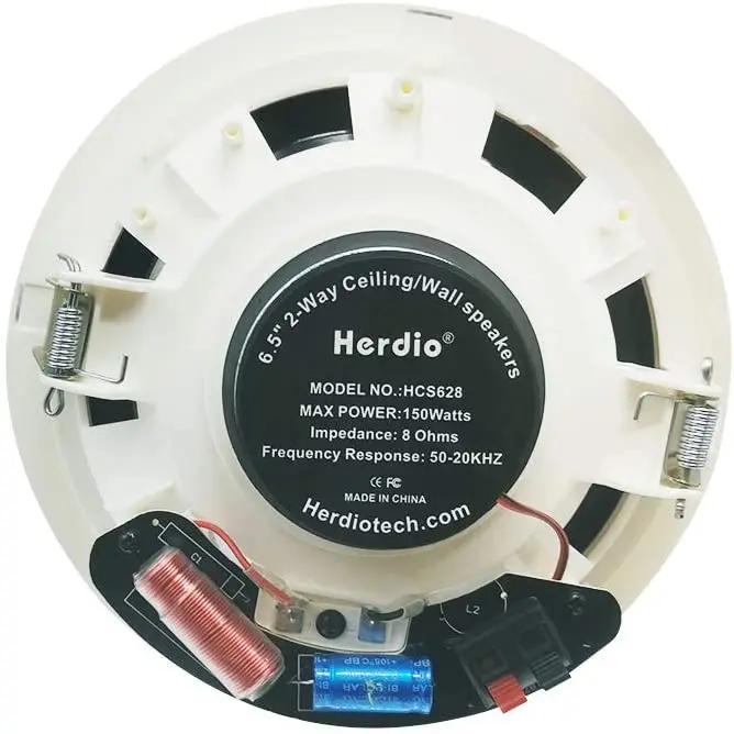 Потолочная Bluetooth-колонка 6 5 дюйма 4 шт. максимальная мощность 300 Вт для кухни