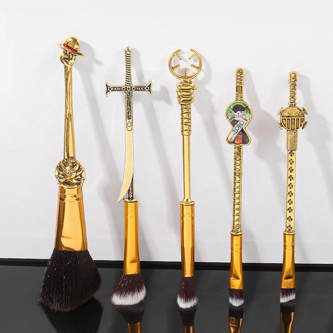 

5Pcs Anime Peripheral Makeup Brush Metal Handle Makeup Tool Girl Gift