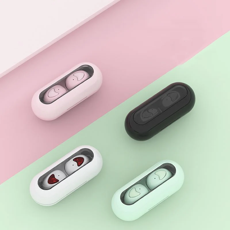 Новый стиль Macarons TWS Bluetooth наушники с двойной ручкой самозаряжающийся склад 5 0