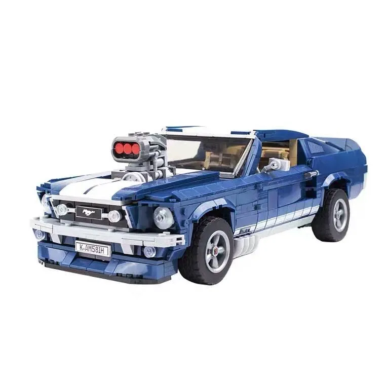 21047 1648 шт Forded Mustanged Technic серия строительных блоков Кирпичи Машинки Игрушки Детские развивающие подарки совместимы с 10265