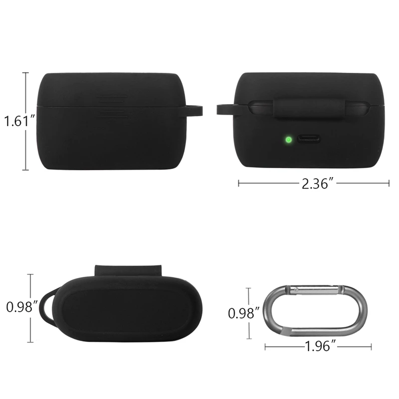 Мягкий силиконовый чехол для наушников Jabra Elite Active 75T аксессуары гарнитуры