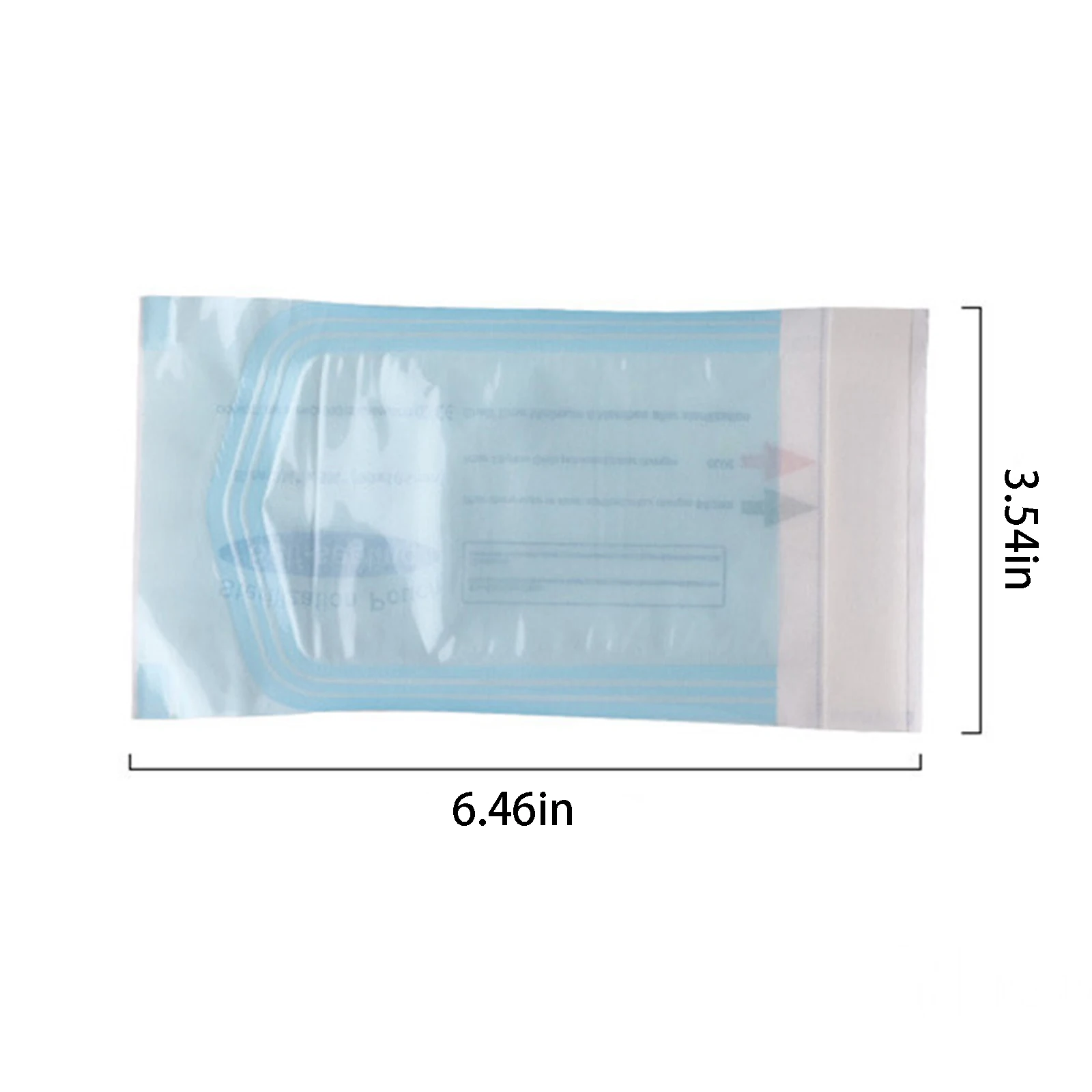 

200Pcs/box Disposable Sterilization Pouch Bags Puncture Self-sealing Bag Tattoo Accessories Tattoo Tools Blue Film 90*260mm