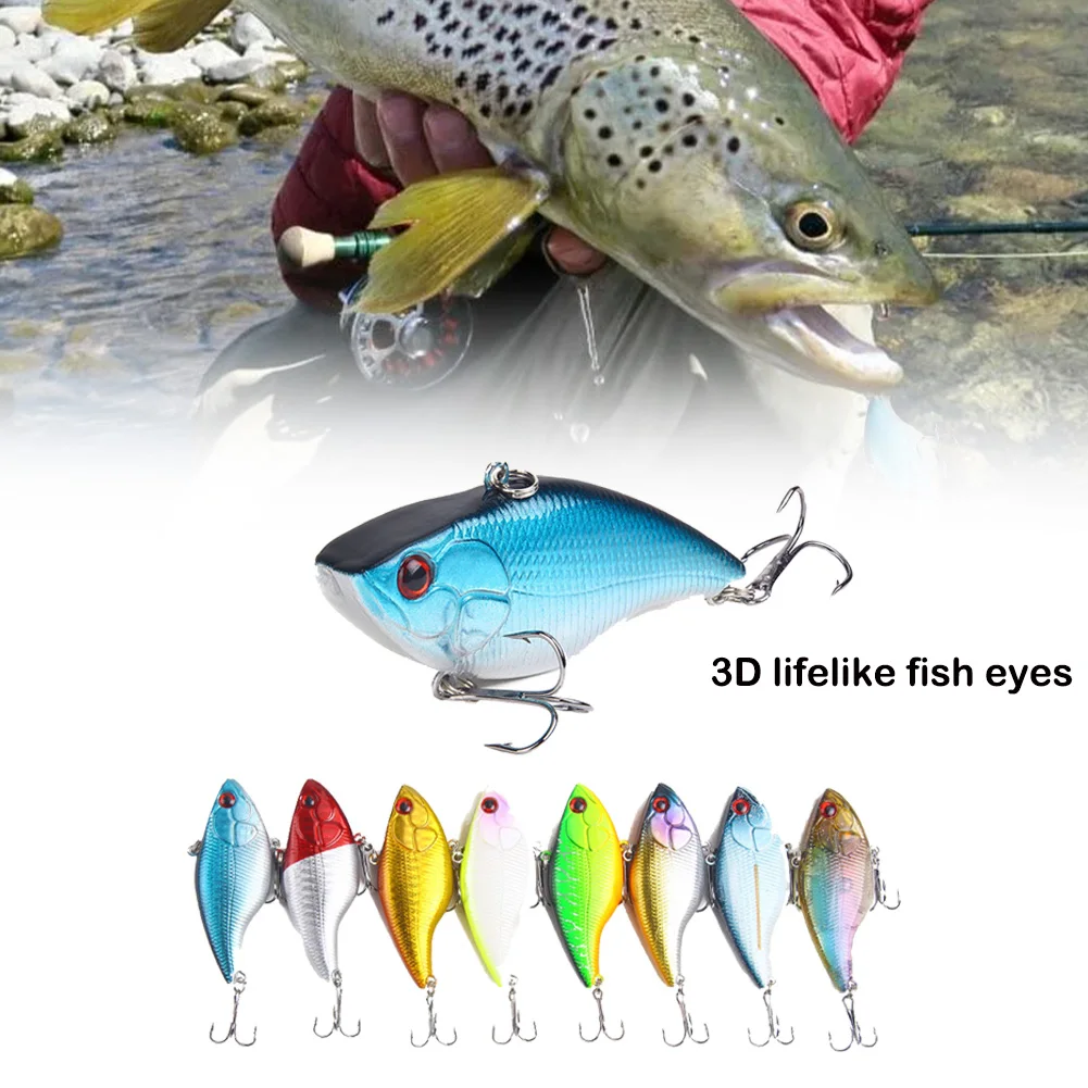 

VIB Fishing Lure 7cm 18.8g Lipless Crankbait Hard Sinking Baits for Bass Pike Perch Saltwater Freshwater Fishing Accessories