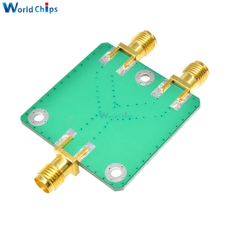RF Power Splitter RF Microwave Resistance Power Divider Splitter 1 to 2 Combiner SMA DC-5GHz Radio Frequency Divider 33*33mm