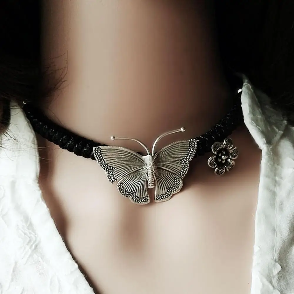 Женская цепочка с кулоном бабочкой из серебра 925 пробы|pendants for women|pendant necklacependant |