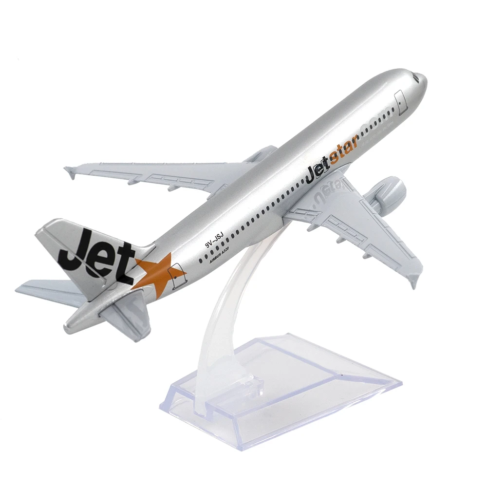 1/400 масштаб самолета Airbus A320 Jet Star Airways 16 см модель из сплава игрушки для детей