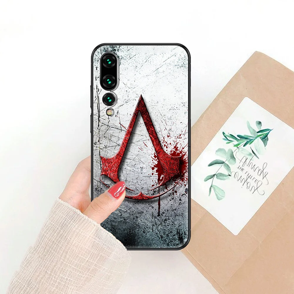 

Game Assassins Creed Phone case For Huawei P Mate P10 P20 P30 P40 10 20 Smart Z Pro Lite 2019 black tpu coque trend bumper