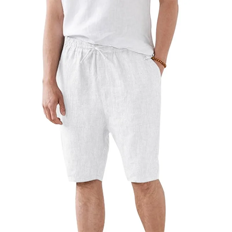 

Streetwear 2021 New Casual Men Elastic-Waist-Shorts streetwear Fitness Male Casual Fashion New Boy knee-Length Hip Hop Shorts