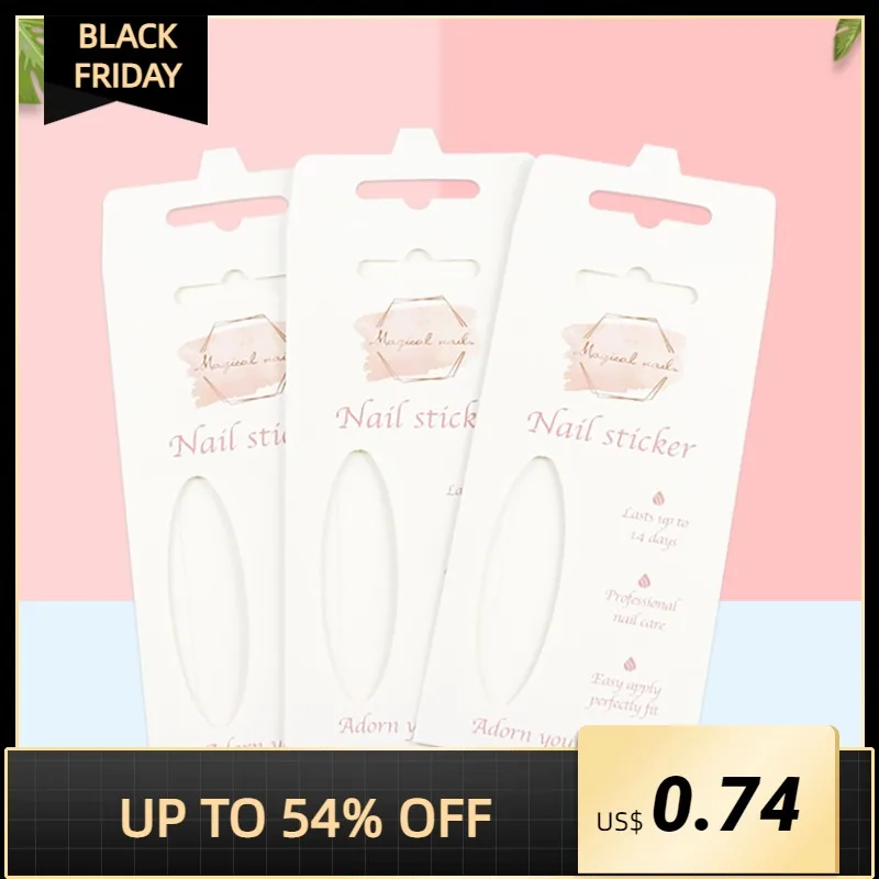 

Nail Sticker Packages Accept Customize Paper Packages for Nail Stickers