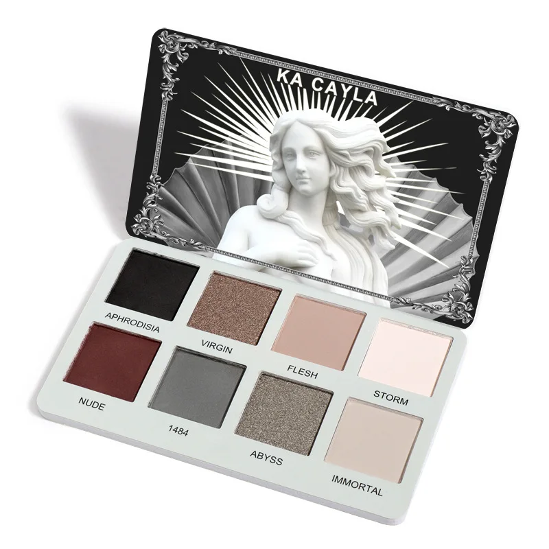 

8 Colors Matte Shimmer Eyeshadow Palette Diamond Glitter Diamond Pigment Highlighter Eye Shadow Powder Makeup Sets TSLM1