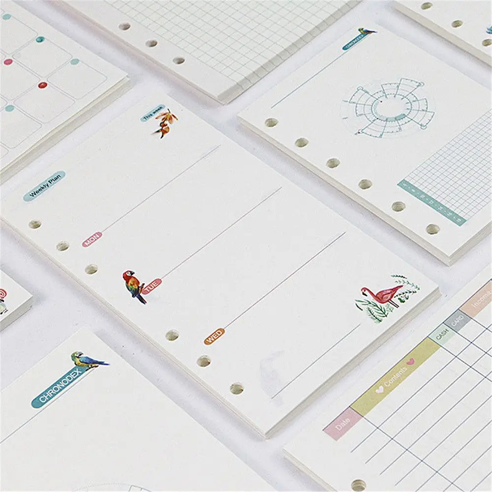 45 листов блокнот с изображением птиц из мультфильма заправка Kawaii канцелярские