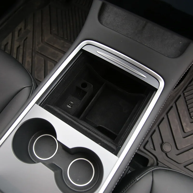 

Central storage box for Tesla model 3 accessories UBS car accessories model 3 tesla three tesla model 3 carbon/accessoires