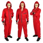 Бумажный домик с грабителем Сальвадора Дали, косплей-вечеринка, маска на Хэллоуин, костюмы и украшения для ограбления денег