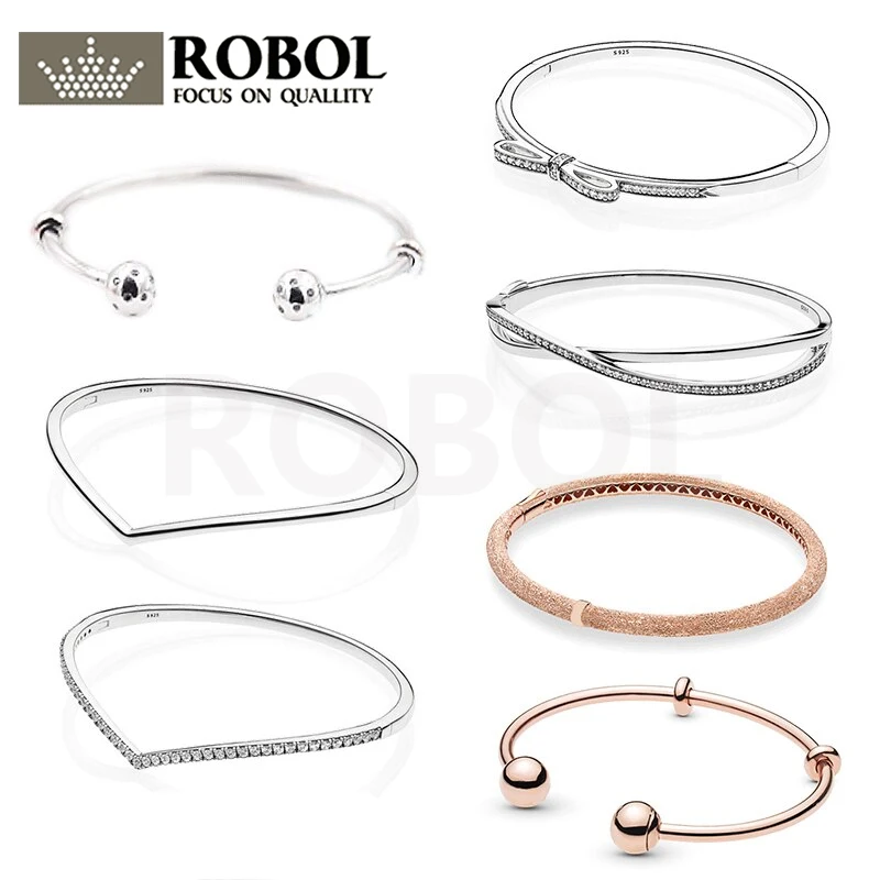 

PDB SL 22 RLLEN оригинальный 925 стерлингового серебра модные классические часы DIY браслет шарма бусины для женщин браслет, ювелирное изделие, пода...