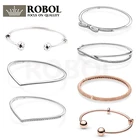 PDB SL 22 RLLEN оригинальный 925 стерлингового серебра модные классические часы DIY браслет шарма бусины для женщин браслет, ювелирное изделие, подарок