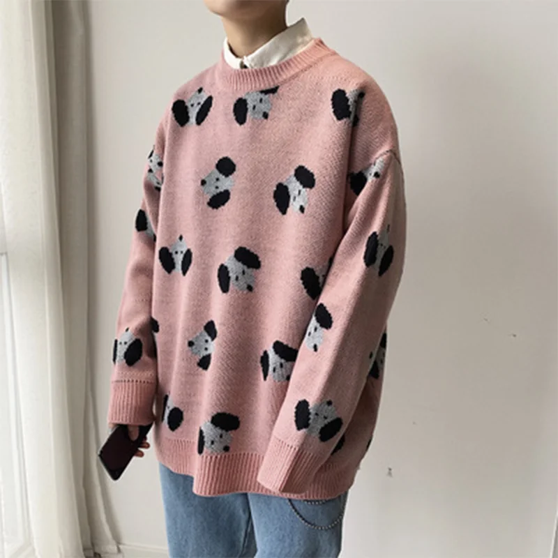 

2020 Autumn And Winter New Men Sweater Casual Knitwear Pullover Men Loose Fashion O-Neck Pullovers Sweaters