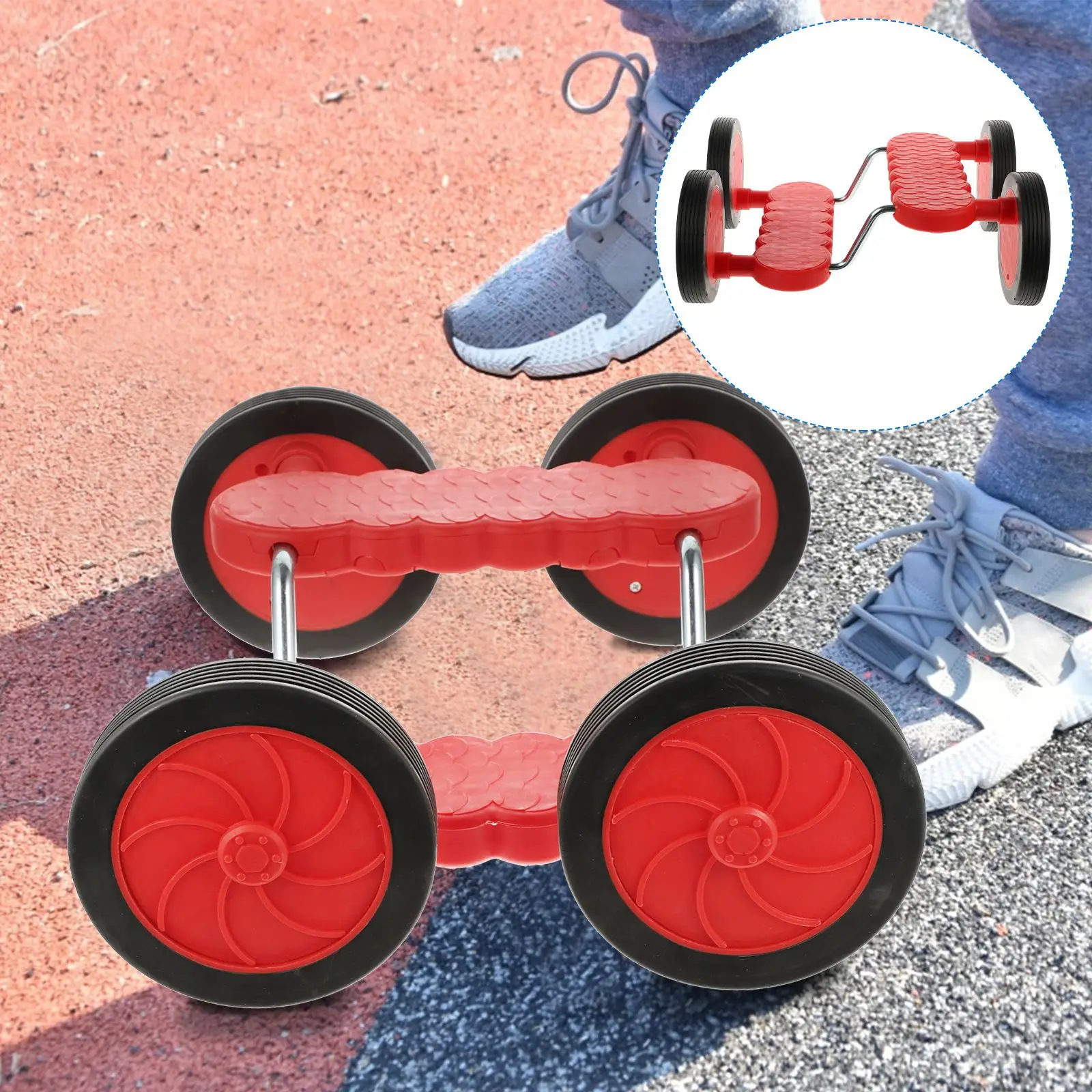 

1pc Balance Pedal Cycle Multipurpose 4 Wheel Pedal Cycle Balance 4-wheeler for Boys