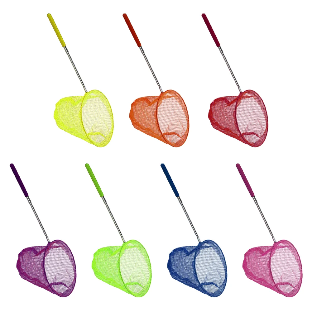 

Kids Telescopic Butterfly Dragonfly Nets Extendable Nylon Fishing Mesh Bags with Non-Slip Handle Kid Outdoor Fishing Toy