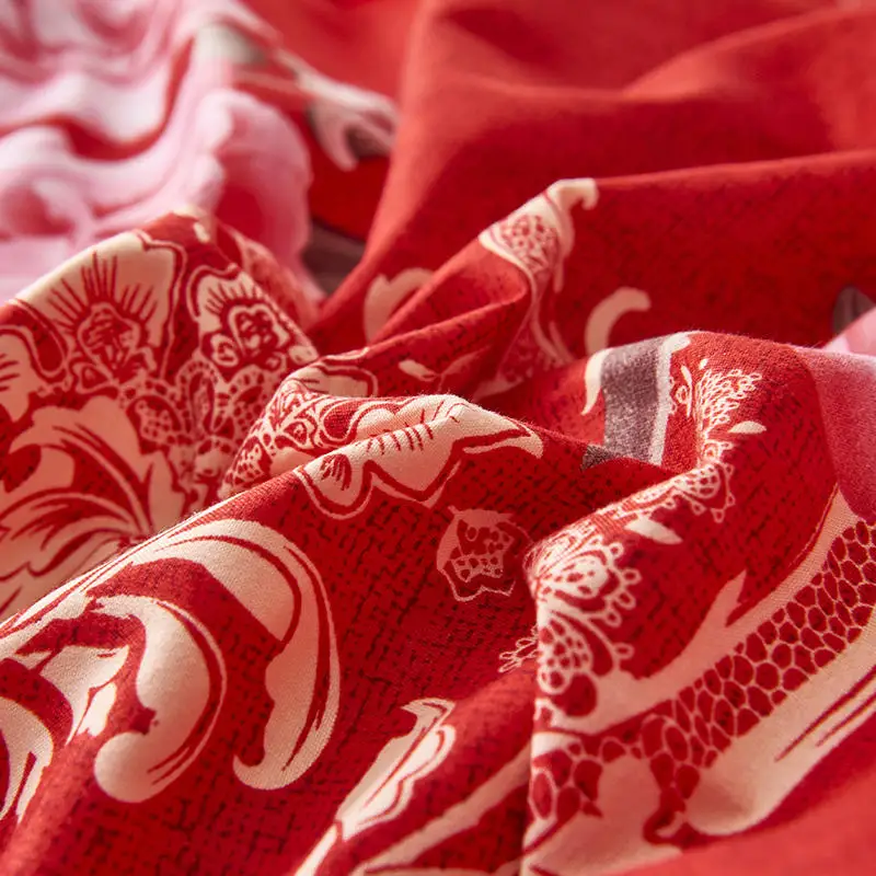 Традиционное китайское освещение набор постельных принадлежностей романтичное