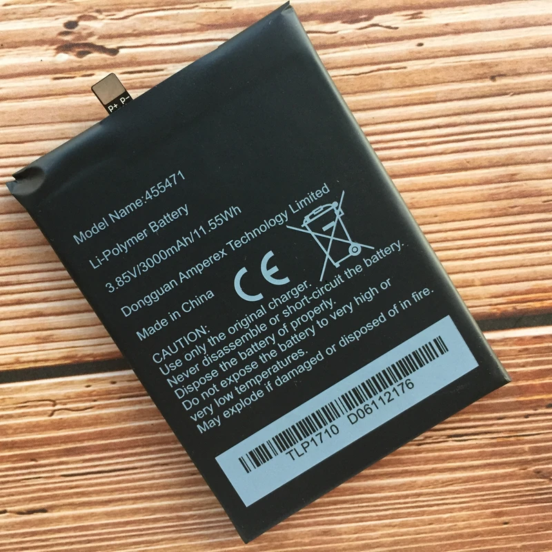 

New 3000mAh TLP1708 TLP1706 TLP1705 TLP1710 TLP17J11 TLE17C25P TLE1702 1ICP5/54/72 455471 CA455471G For Wiko WIM Lite Battery