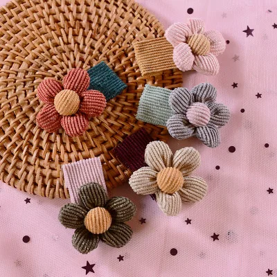 Милые заколки для волос маленьких девочек дизайнерские с шариками аксессуары