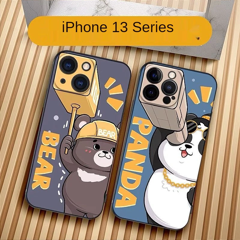 

Luxurious Cartoon Creativity Cute Liquid Silicone Phone Case for IPhone 13 Soft Shell