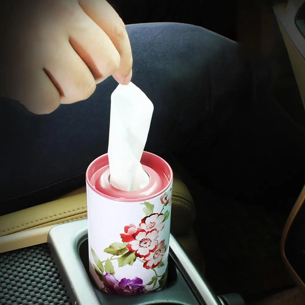 Автомобильный держатель для салфеток многофункциональная коробка чашек