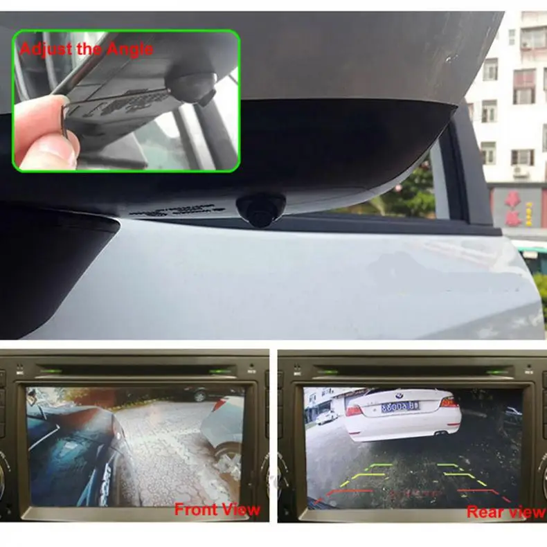 Мини CCD камера ночного видения с поворотом на 360 градусов Автомобильная заднего