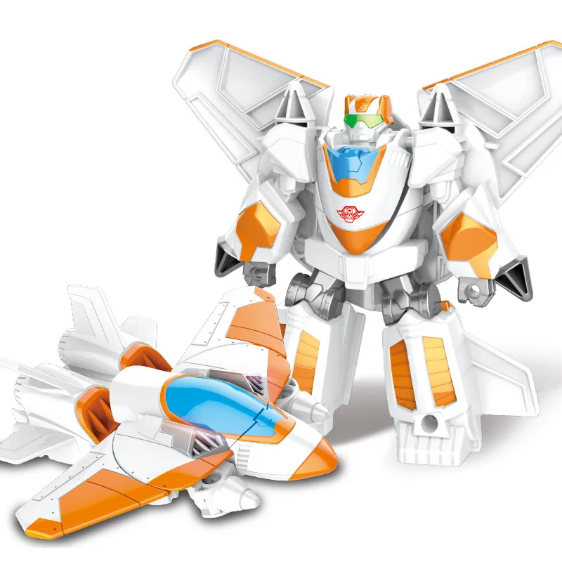 12 см спасательные роботы автомобили игрушки вертолет роботы-трансформеры робот