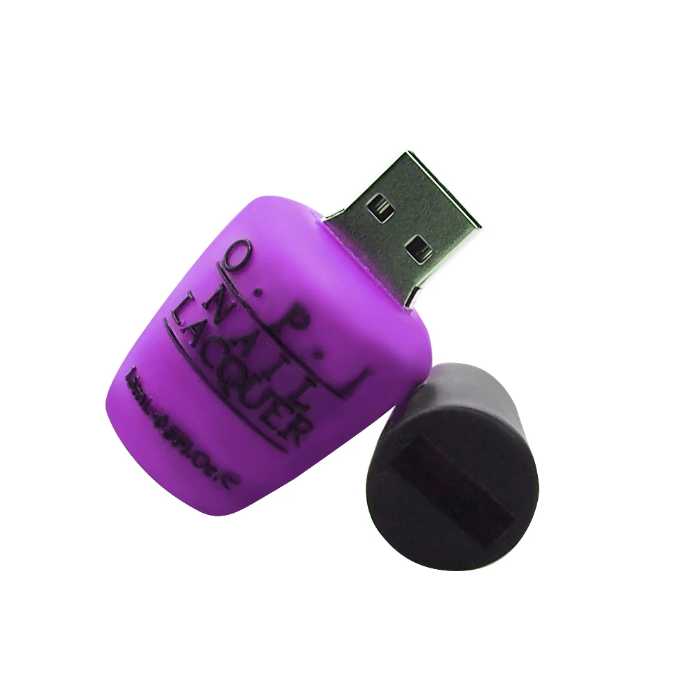Лаки для ногтей стиль USB флэш usb 2,0 ручка-накопитель 4 ГБ 8 ГБ 16 ГБ 32 ГБ флеш-накопитель Высокая скорость флешки фестиваль подарки usb флэш-накопитель