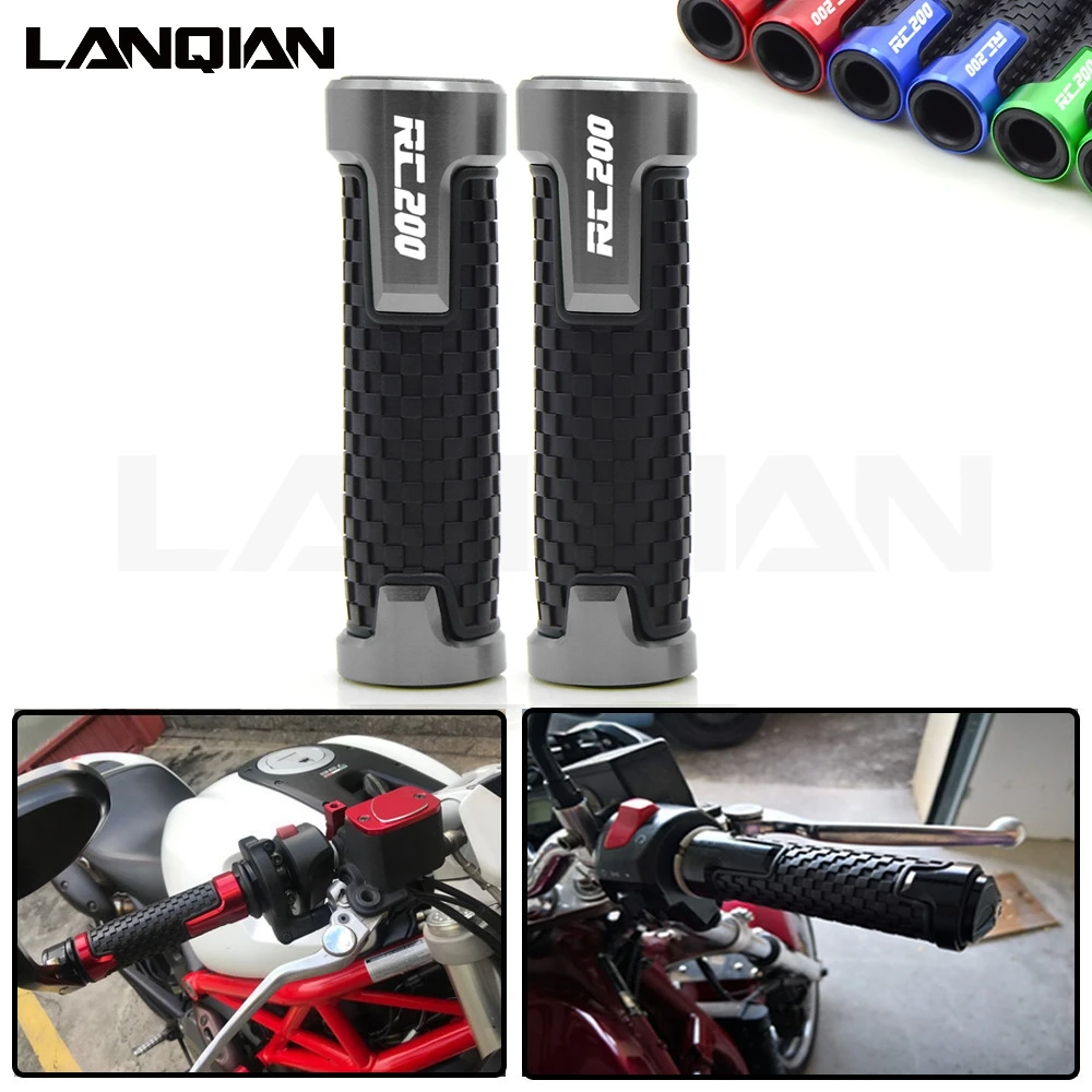 

For RC200 200 7/8''22MM Motorcycle Handlebar Grips Hand Bar Grips 200 RC 200 2014 2015 2016 2017 2018 2019 Parts
