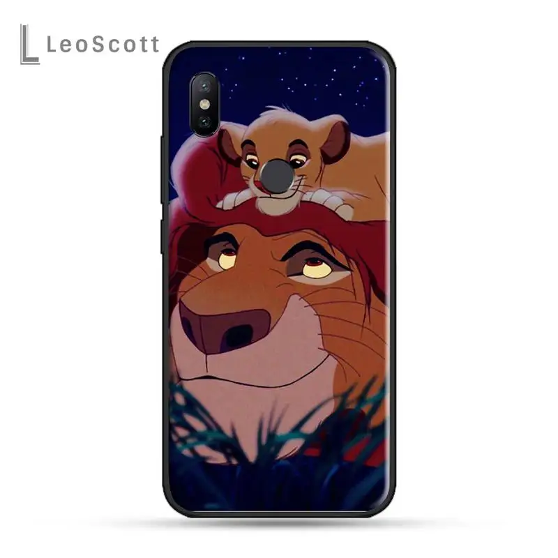 Чехол для телефона RuiCaiCa The Lion King Simba animal Xiaomi Redmi 4x5 plus 6A 7 7A 8 mi8 8lite 9 note 4 5