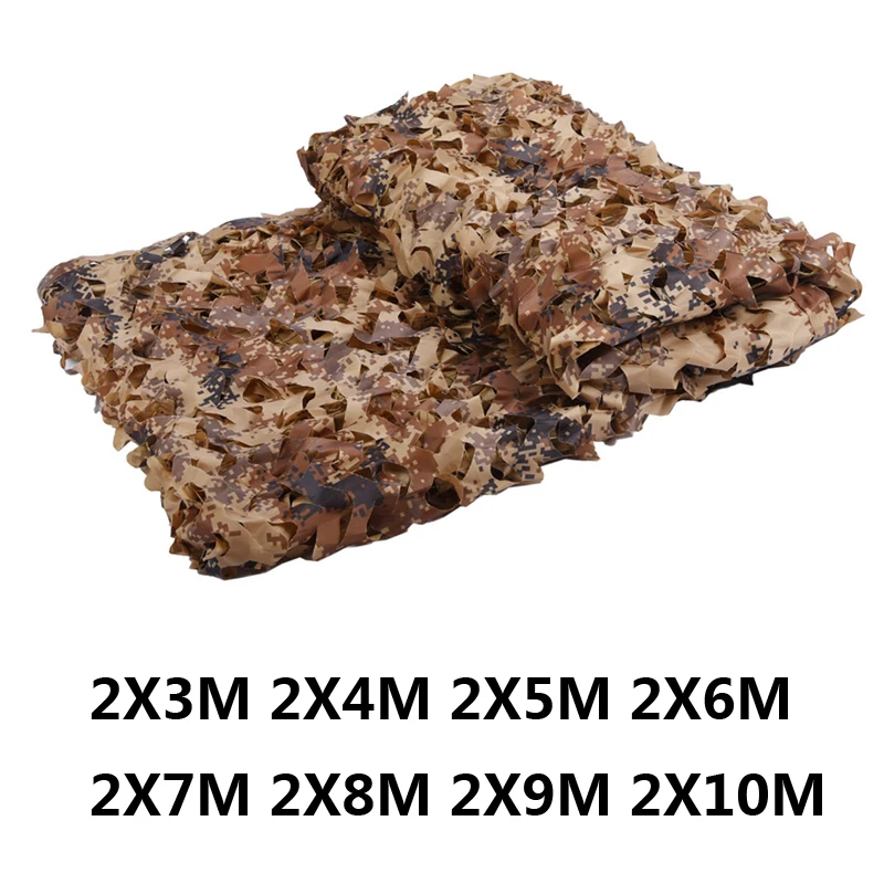 Солнцезащитное укрытие 2x3 м 4 5 10 м/4*5 охотничья Военная камуфляжная сетка