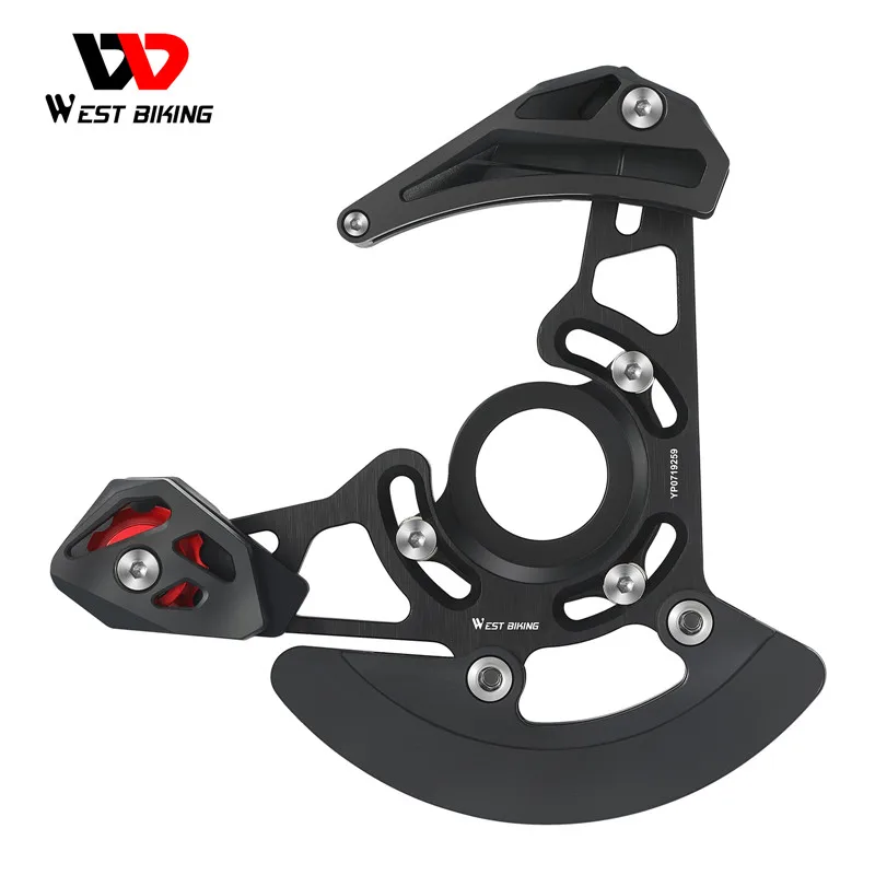 

WEST BIKING MTB Bike ISCG05 Chain Guide BB Mount 1x Mountain Bike Pulley Chains Stabilizer 32T-38T Single Disc Chain Protector