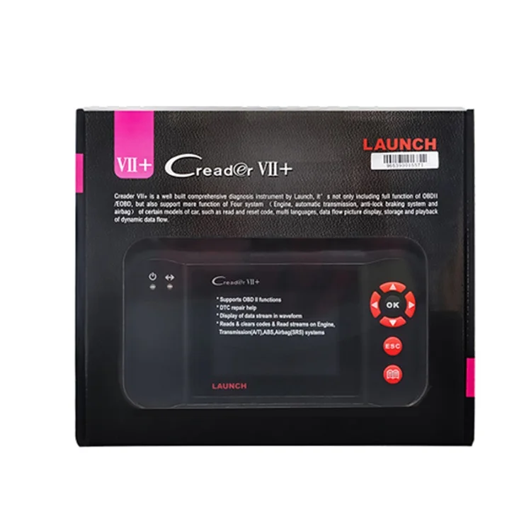

Newest Original Launch x431 Creader VII+ 4 Systems Launch Scanner Creader 7+ Plus Auto