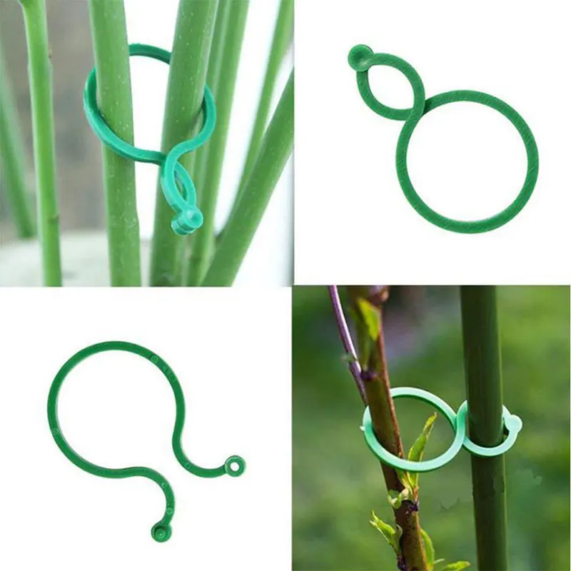 

20/50/100pcs Garden Vegetable Plant Support Binding Clip Gardening Greenhouse Clip Supplies