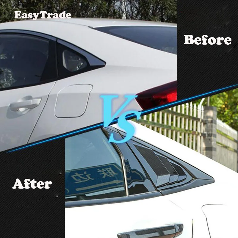 Автомобильная задняя панель боковые вентиляционные жалюзи задние наклейка