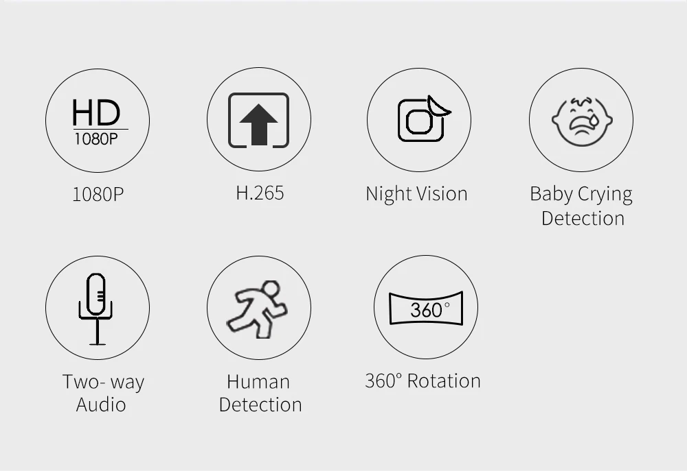 Xiaomi Mijia, ip-камера, Wifi, 1080 P, HD, инфракрасное ночное видение, 360 градусов, беспроводная домашняя камера видеонаблюдения, детектор движения, сигнализация