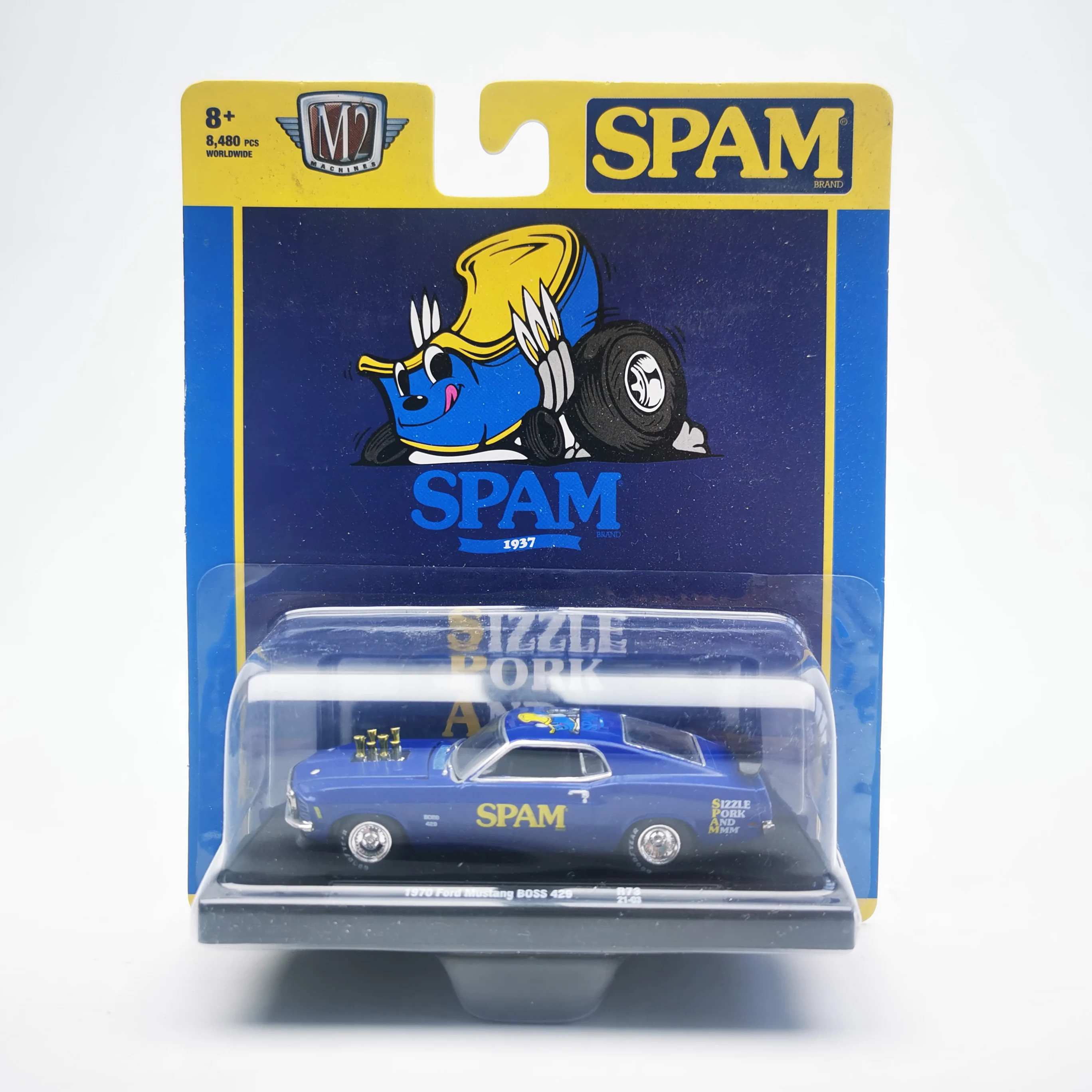 

M2 machines 1/64 1970 Ford Mustang BOSS 429 SPAM limited Collection of die-cast alloy car models