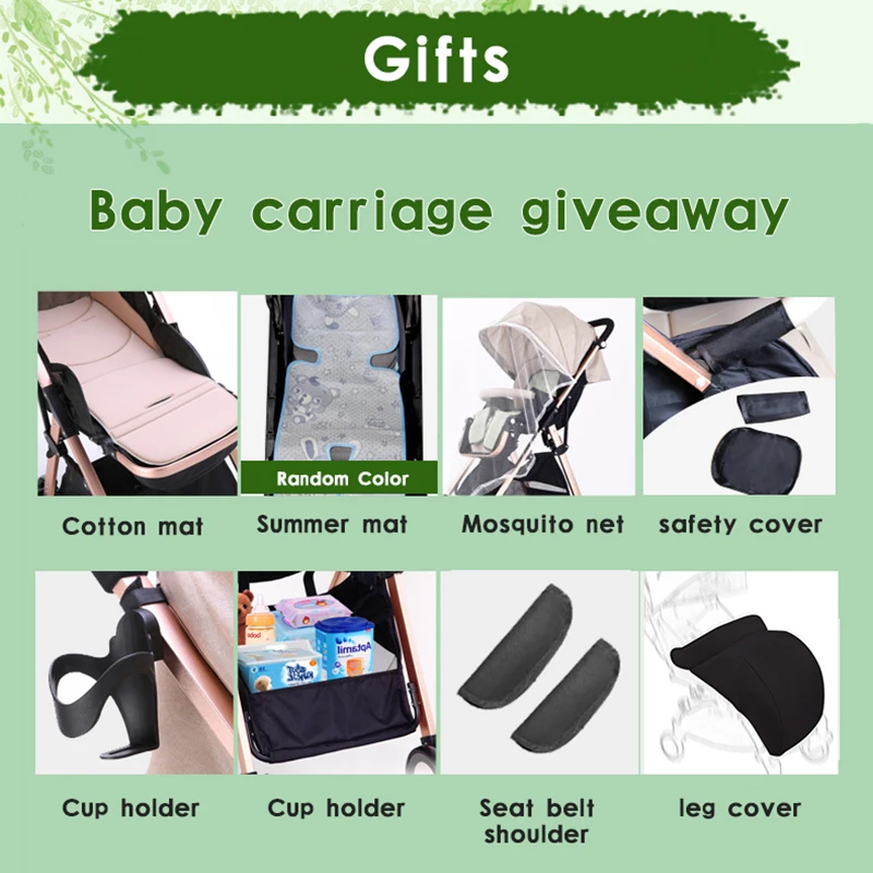 Сверхлегкая портативная дорожная детская коляска складная Складная с