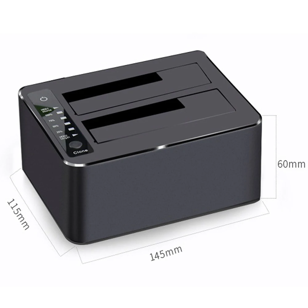 Uniatop UT5520B USB 3,0-Dual SATA III(6 Гбит/с) клон док-станция HDD Копир Дубликатор с функцией офлайн клон