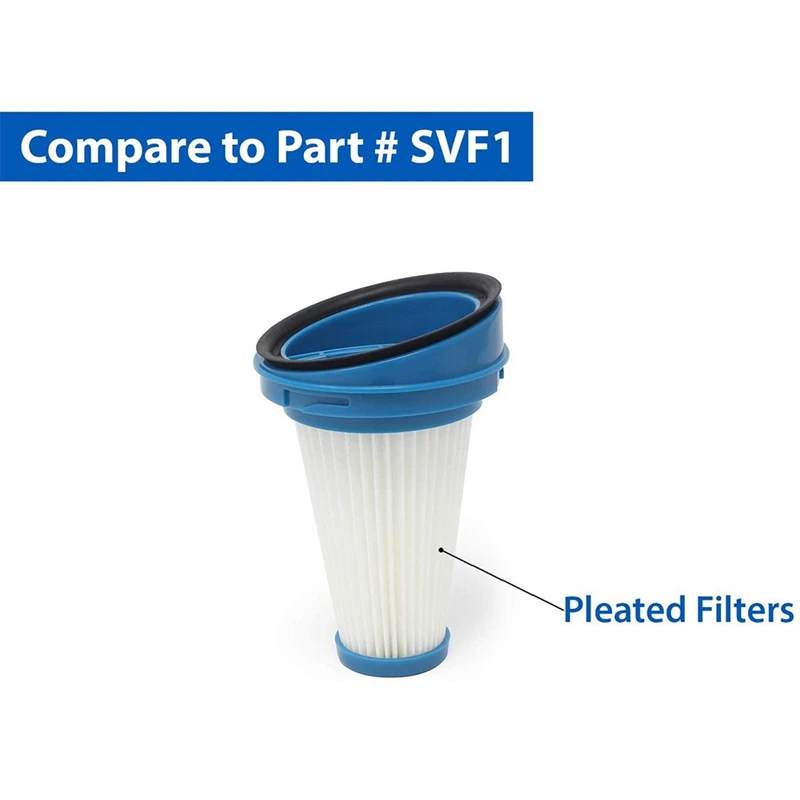 

3 Pcs Replacement Vacuum Pleated Filter for BlackDecker SVF11 2 SVF11/2-In-1 SVA520,Filters for BlackDecker