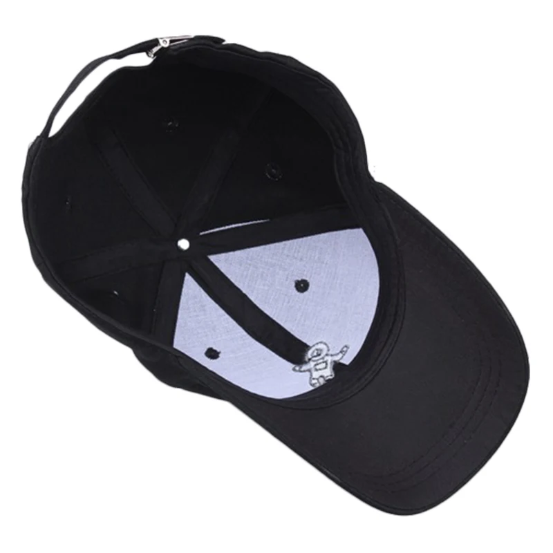 Летняя модная вышитая астронавт велосипедная рыболовная шляпа хлопковая