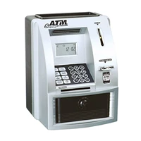 electronic piggy bank atm password money box cash coins saving box atm bank safe box automatic deposit banknote christmas gift